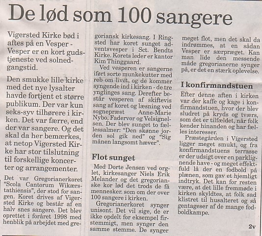 Anmeldelse fra Ringsted Dagblad